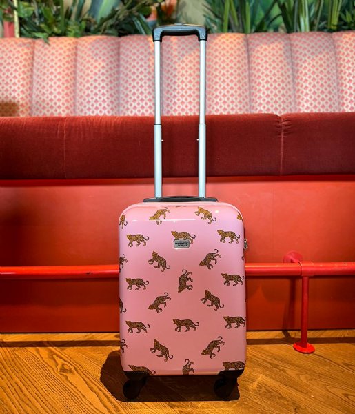 Princess Traveller Handbagageväskor Trendy Animal Collection 55cm Roze