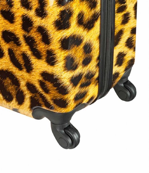 Princess Traveller Handbagageväskor Animal Print Small 55cm Leopard