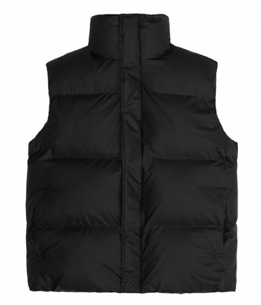 Rains  Boxy Puffer Vest Black (001)