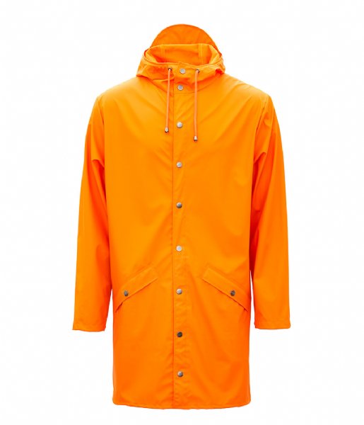 Rains  Long Jacket fire orange (83)