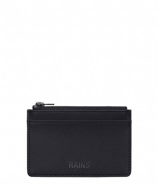 Rains  Zip Wallet Black (01)