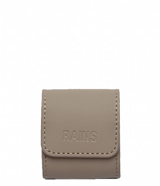 Rains  Earbud Case Taupe (17)