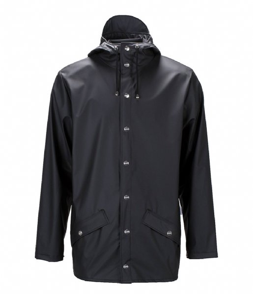 Rains  Glossy Jacket black