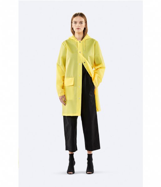 Rains  Hooded Coat foggy yellow (97)
