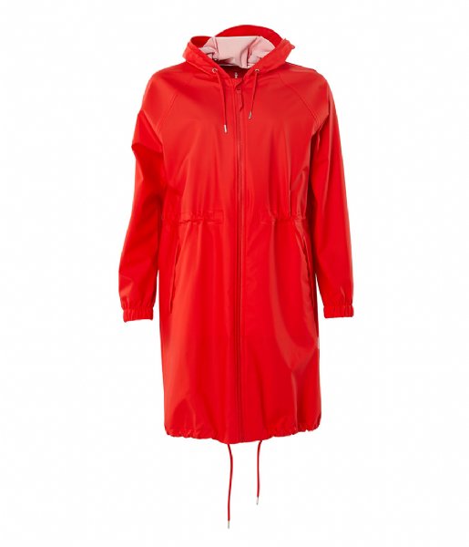 Rains  Long W Jacket red (08)