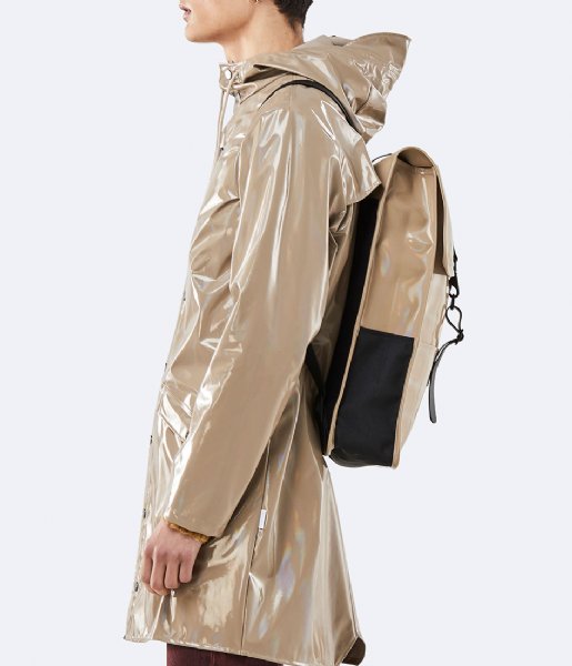 Rains  Holographic Backpack Mini holographic beige (31)