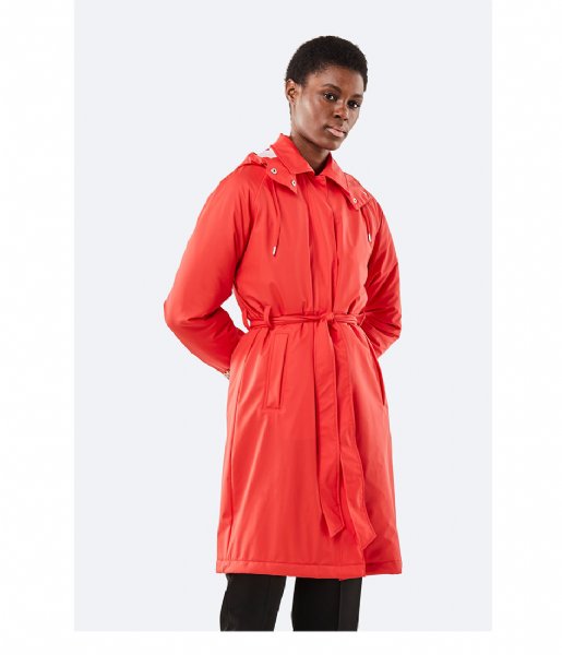 Rains  W Trench Coat red (08)