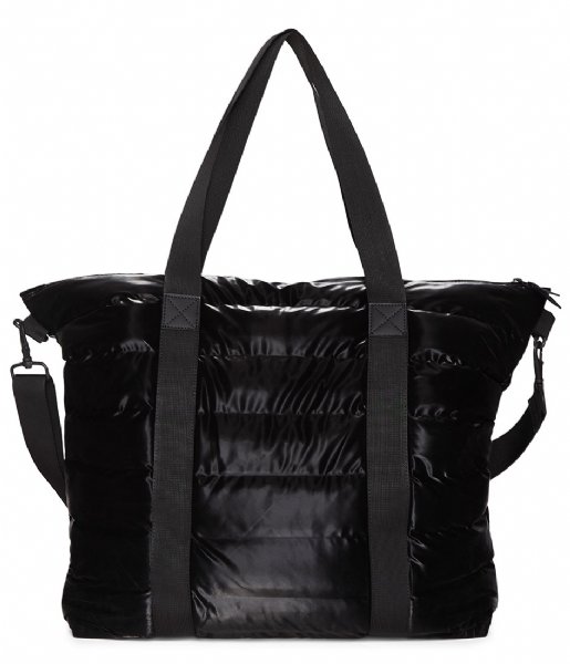 Rains  Tote Bag Quilted Velvet Black (29)