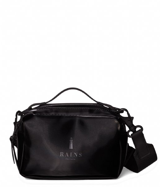 Rains  Box Bag Micro Velvet Black (29)