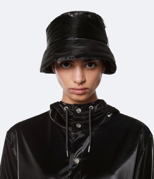 Rains  Padded Bucket Hat Velvet Black (76)