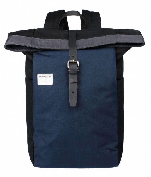 Sandqvist  Backpack Silas multi black blue grey (722)