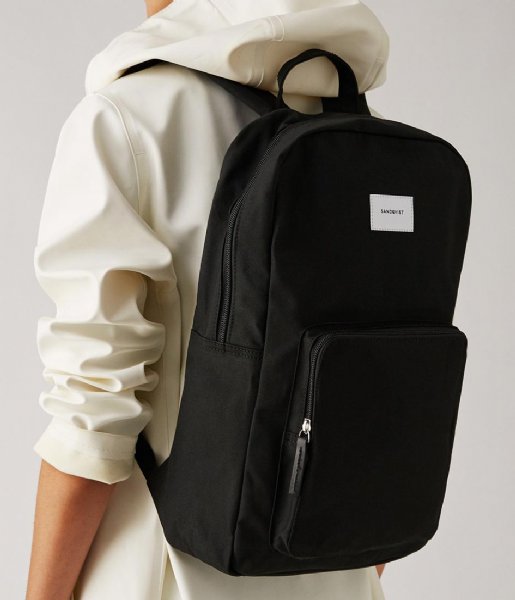 Sandqvist  Backpack Kim 15 Inch black (527)