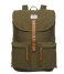 Sandqvist  Roald 15 Inch olive with cognac brown leather (534)