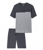 Schiesser Pyjama Short Charcoal (003)