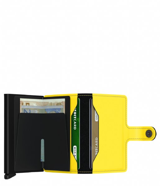 Secrid  Miniwallet Matte black & yellow