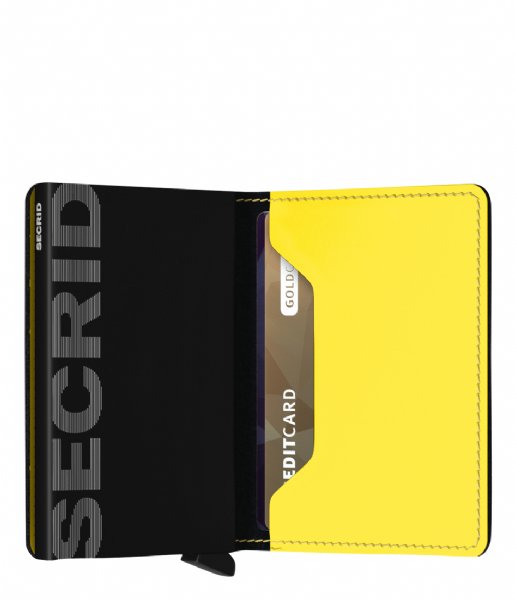Secrid  Slimwallet Matte black & yellow