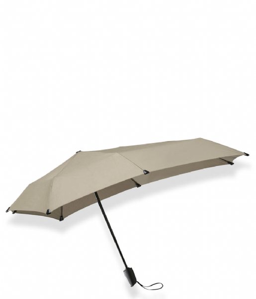 Senz  Mini Automatic Foldable Storm Umbrella Brown Rice