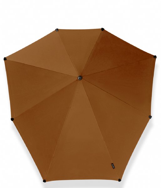 Senz  Large Stick Storm Umbrella Sudan Brown