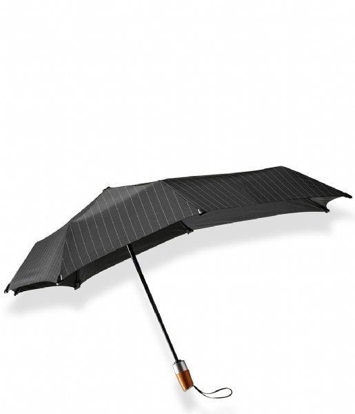 Senz  Mini Automatic Deluxe foldable storm umbrella Pure black business
