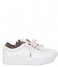 Shabbies  Sneaker Low Smooth white olive
