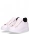 Shabbies  Sneaker Lace Up Smooth white black