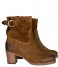 Shabbies  Ankle Boot With Zipper brown