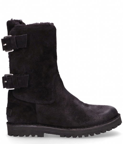 Shabbies  Ankle Boot Wool Lining black