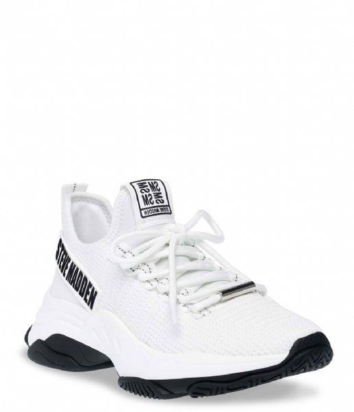 Steve Madden  Mac-E Sneaker White Black (148)