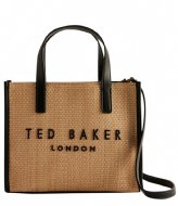 Ted Baker Paolina Faux Raffia Small Icon Bag Natural