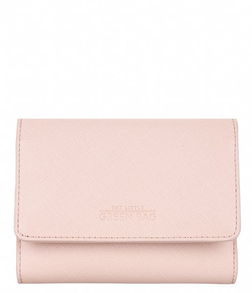 The Little Green Bag  Wallet Heath blush Pink