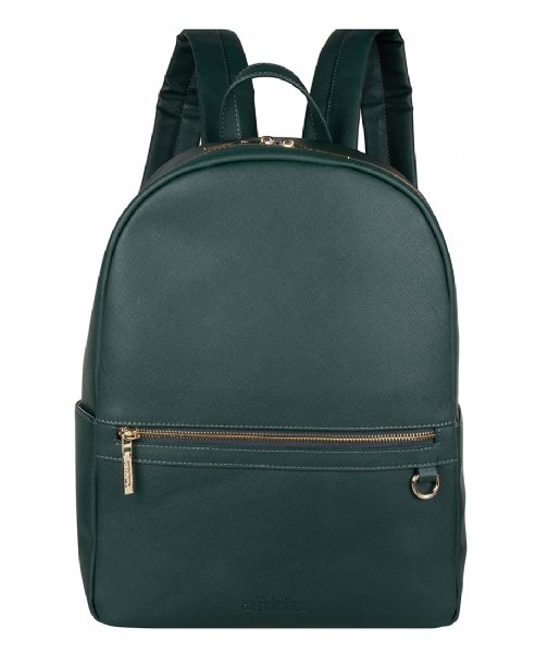 The Little Green Bag  Terra Laptop Backpack 13 Inch emerald
