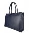 The Little Green Bag  Cassia Laptop Tote 15.6 Inch navy blue