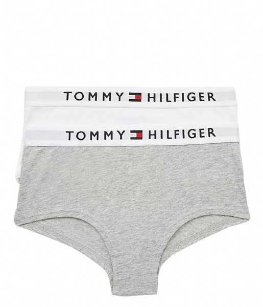 Tommy Hilfiger  2-Pack Shorty Medium Grey Htr White (0TE)