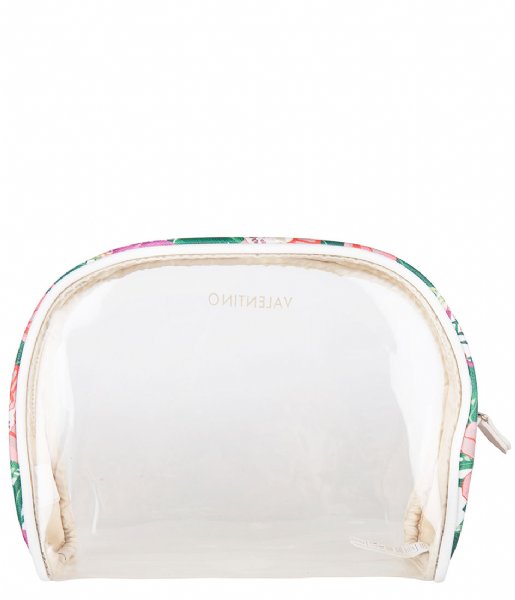 Valentino Bags  Atlantic Soft Cosmetic Case bianco multicolor