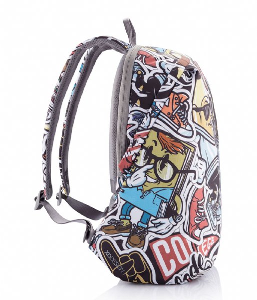XD Design  Bobby Soft Art Anti Theft Backpack Mandala Grafitti (8)