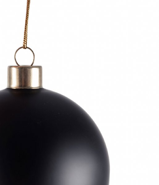 Zusss  Doosje Kerstballen zwart