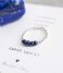 A Beautiful Story  Beauty Lapis Lazuli Silver Ring S/M zilver (BL23575)