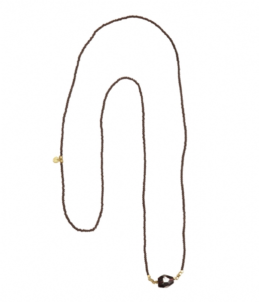 A Beautiful Story  Joy Garnet Necklace gold plated (21676)