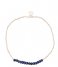 A Beautiful Story  Refined Lapis Lazuli Silver Plated Bracelet silver plated (BL24835)