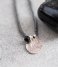 A Beautiful Story  Truly Black Onyx Moon Necklace silver (BL24908)