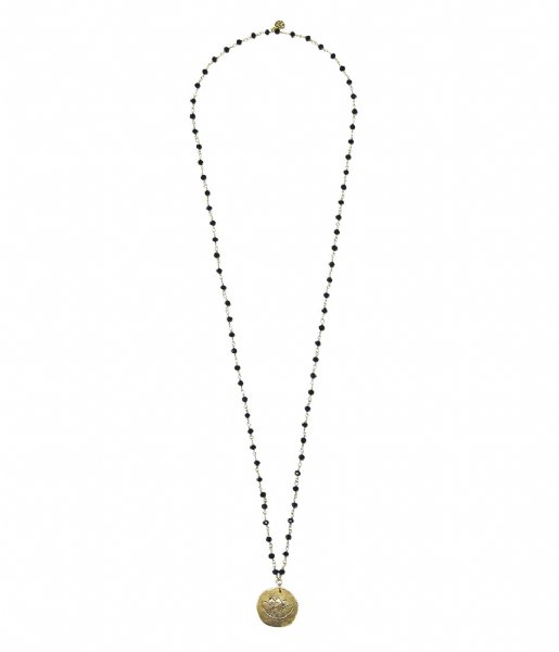 A Beautiful Story  Rosary Necklace black (22433)