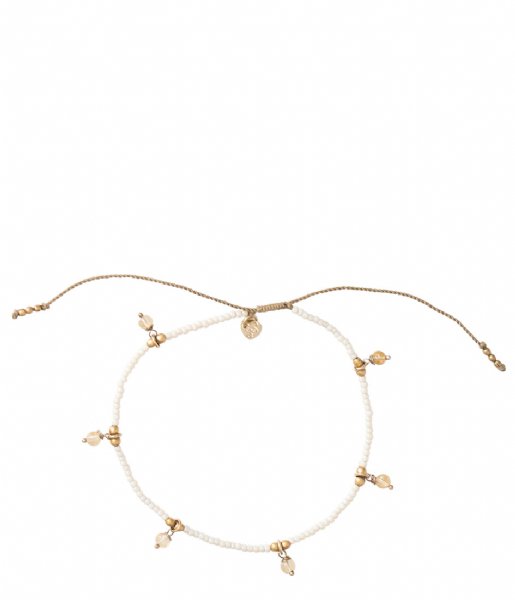 A Beautiful Story  Dreamy Citrine Gold Plated Anklet gold plated (BL23095)