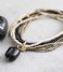 A Beautiful Story  Nirmala Black Onyx Gold Bracelet goud (BL22453)