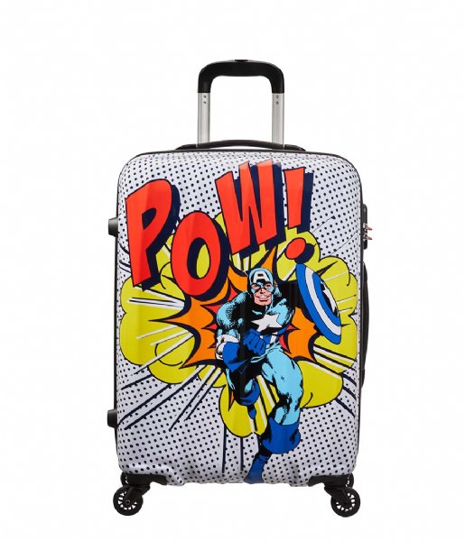 American Tourister  Marvel Legends Spinner 65/24 Alfatwist Captain America Pop Art (9074)