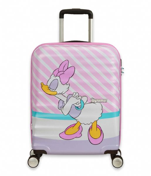 American Tourister Handbagageväskor Wavebreaker Disney Spinner 55/20 Daisy Pink Kiss (8660)