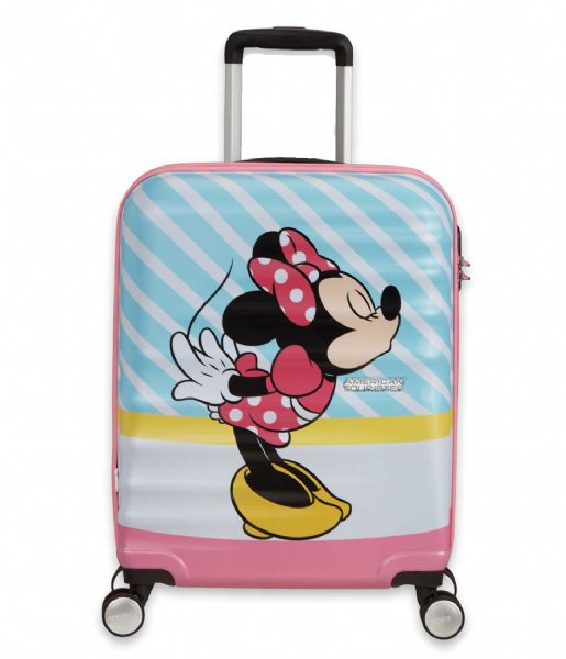 American Tourister Handbagageväskor Wavebreaker Disney Spinner 55/20 Minnie Pink Kiss (8623)