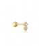Ania Haie  Double Sparkle Barbell Single Earring Gold