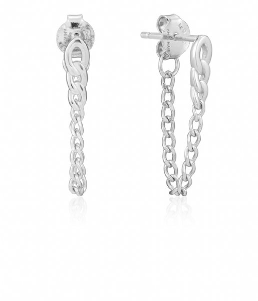 Ania Haie  AH E021-03H 925 Sterling Zilver Chain Reaction Zilver