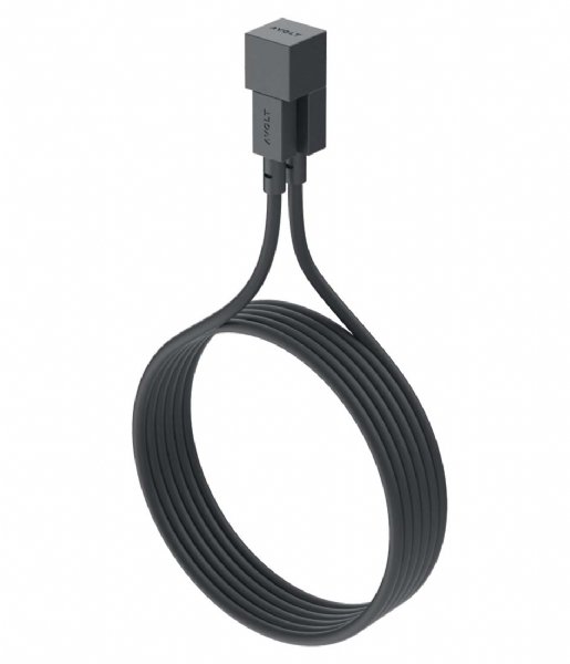 Avolt  Cable 1 USB A to lightning Stockholm Black (C1-USB-C89-18-B)