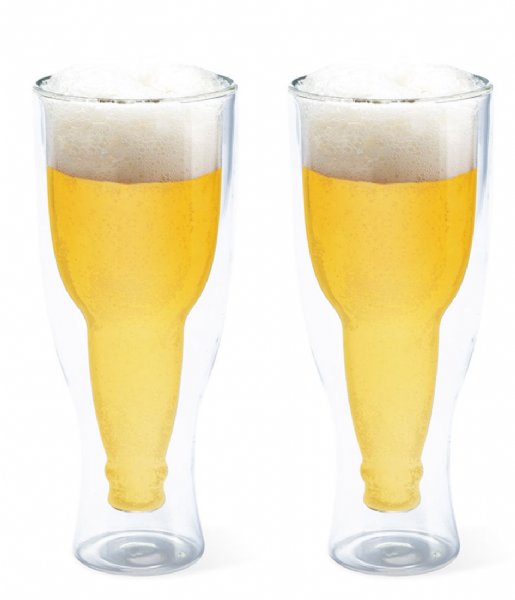 Balvi  Beer Glass Gravity 250 ml 2x Transparant